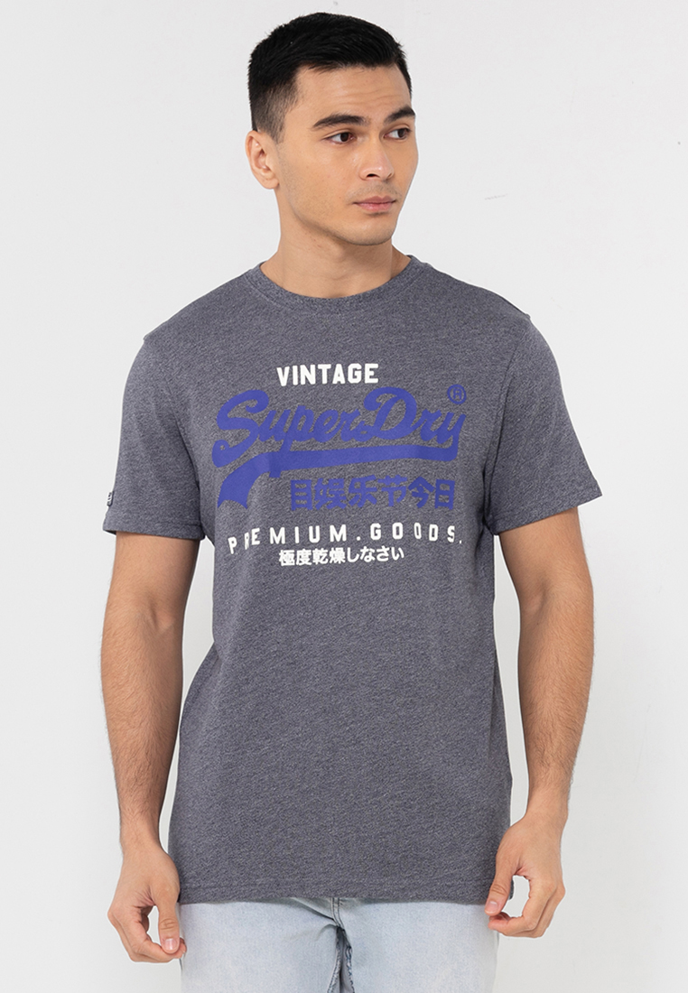 Superdry Classic Vintage Logo Heritage T- Shirt - Original & Vintage