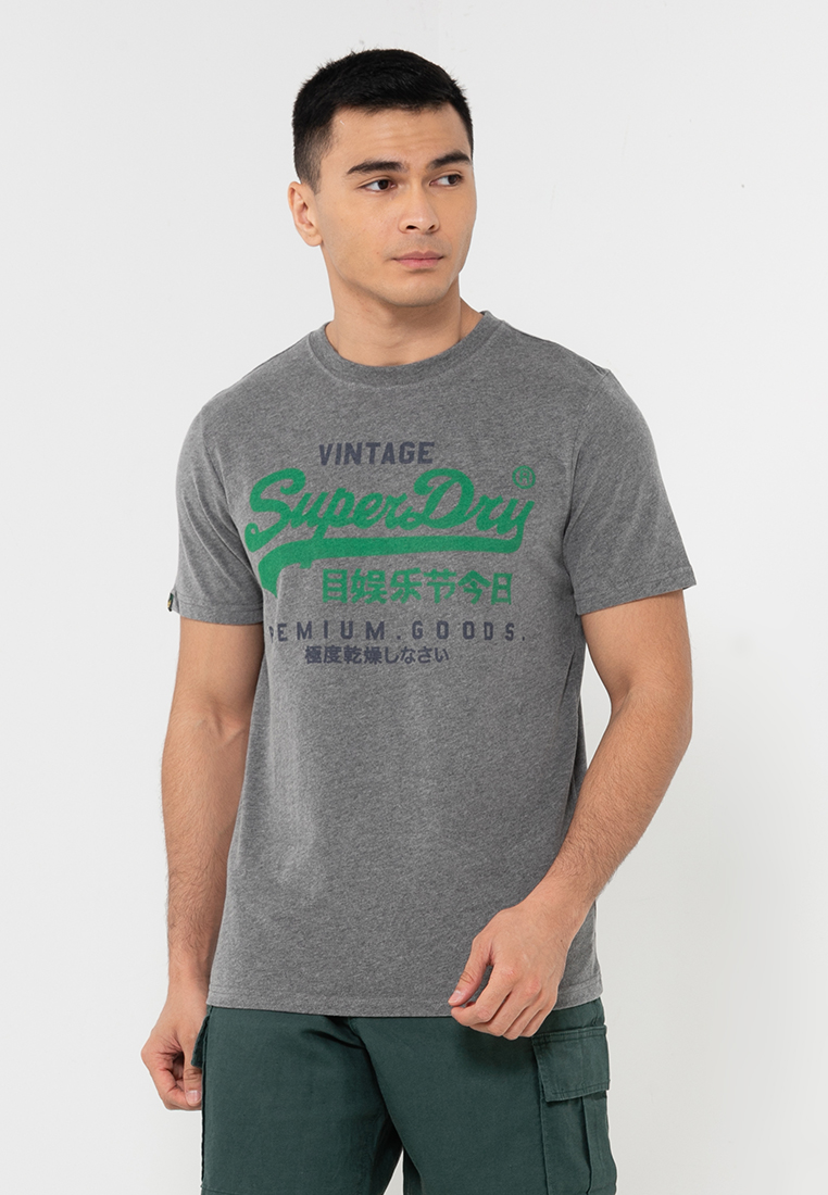 Superdry 復古商標Premium Goods 印花T恤