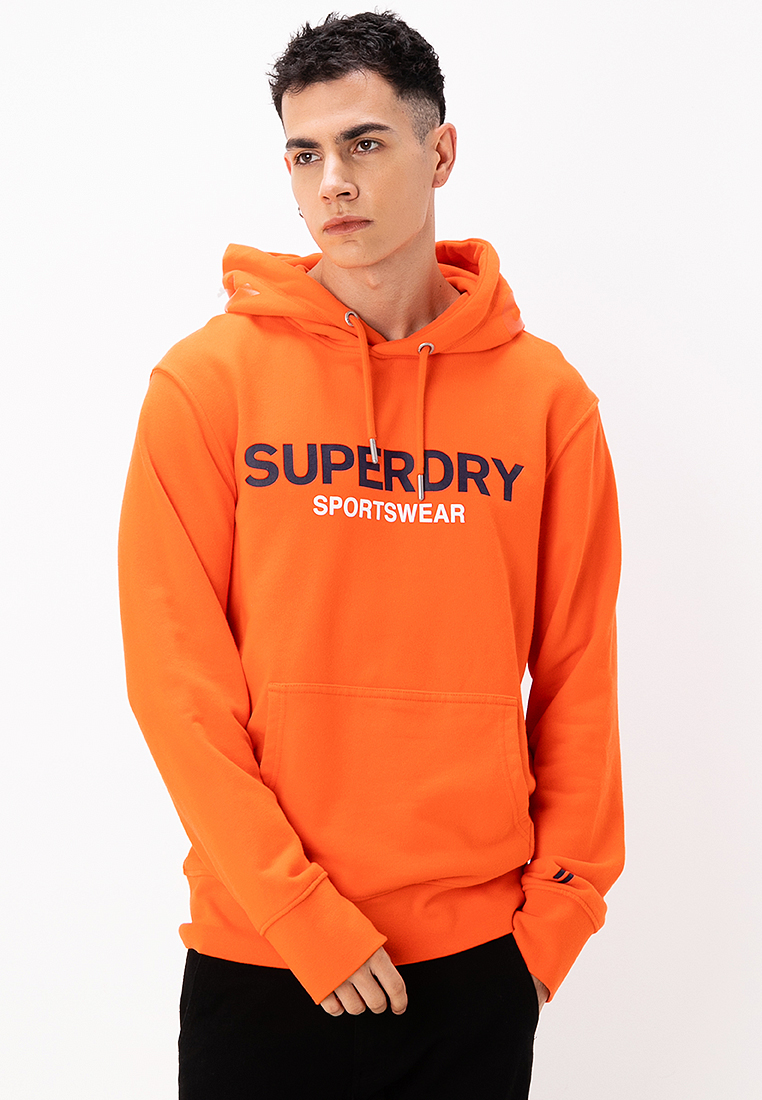 Superdry 運動裝飾LOGO寬鬆連帽衫