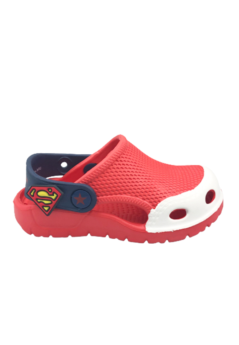Superman Logo Boys Sandals (Red) 5902