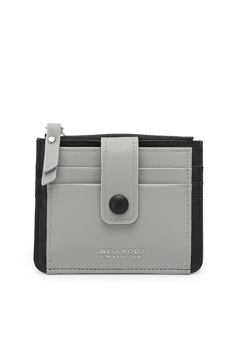 Swiss Polo Women's Card Holder With Coin Compartment (名片夾及零錢包) - 黑色
