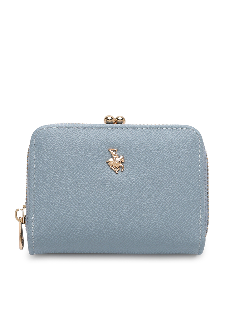 Swiss Polo Women's Card Holder With Coin Compartment (名片夾及零錢包) - 藍色