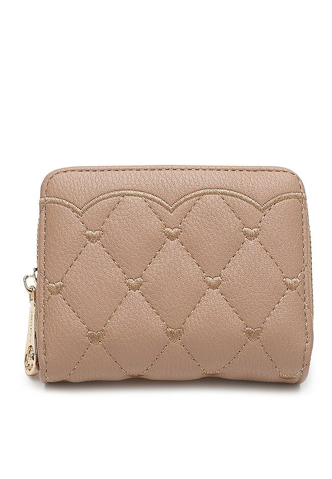 Swiss Polo Women's Quilted Short Purse / Wallet (皮夾) - 褐色