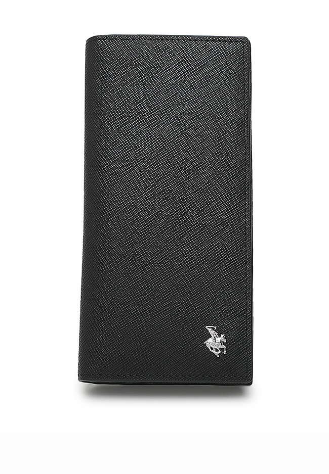 Swiss Polo Genuine Leather RFID Long Wallet (皮革長皮夾) - 黑色