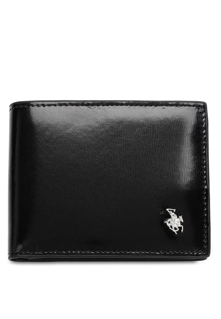 Swiss Polo Men's RFID Blocking Bi Fold Wallet (雙折 RFID 皮夾) - 黑色