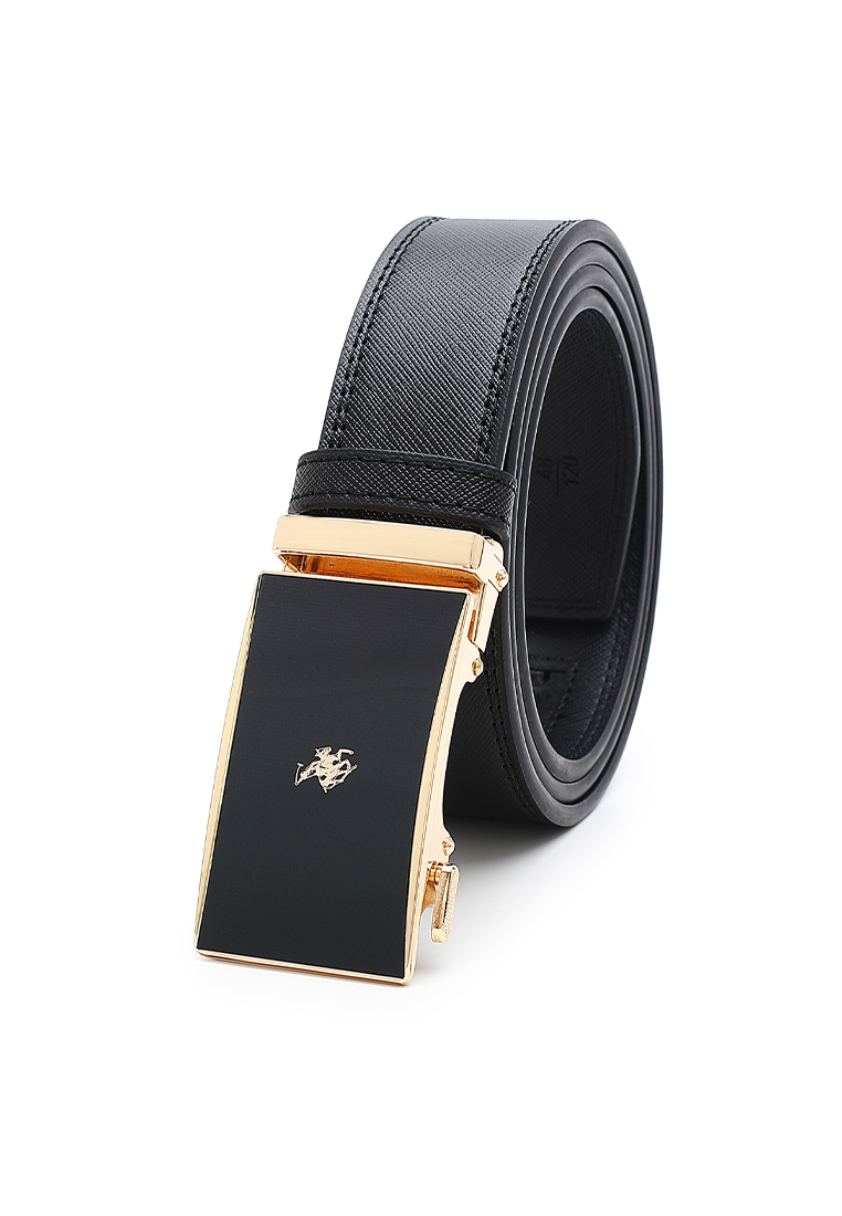Swiss Polo 40MM Leather Automatic Belt (皮革皮帶) - 黑色