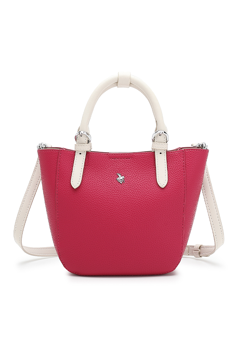 Swiss Polo Top Handle Bag / Sling Bag / Crossbody Bag (斜背包 / 手提包) - 紅色