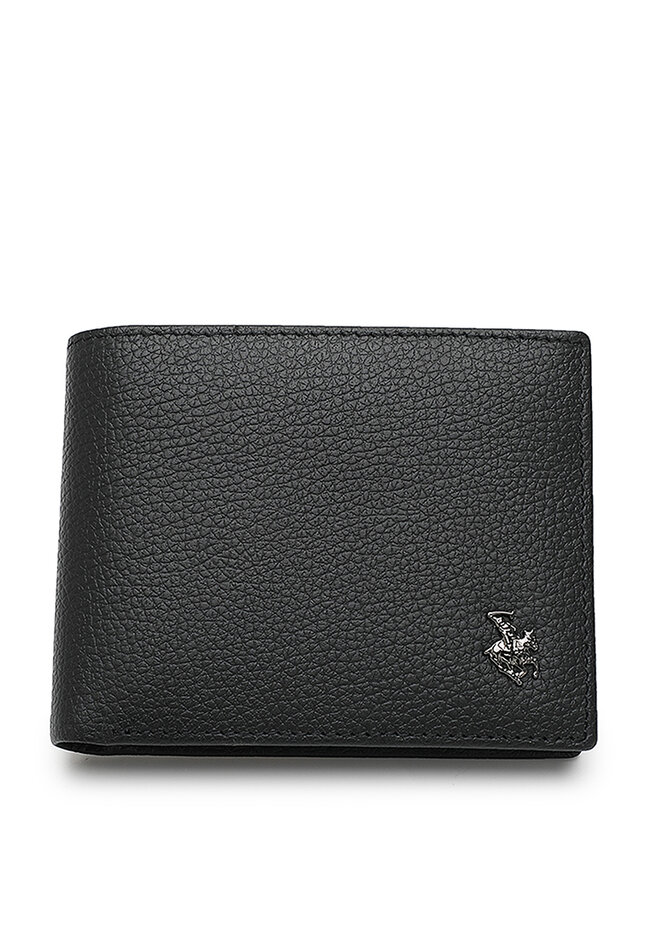 Swiss Polo Genuine Leather RFID Blocking Wallet (皮革皮夾) - 黑色
