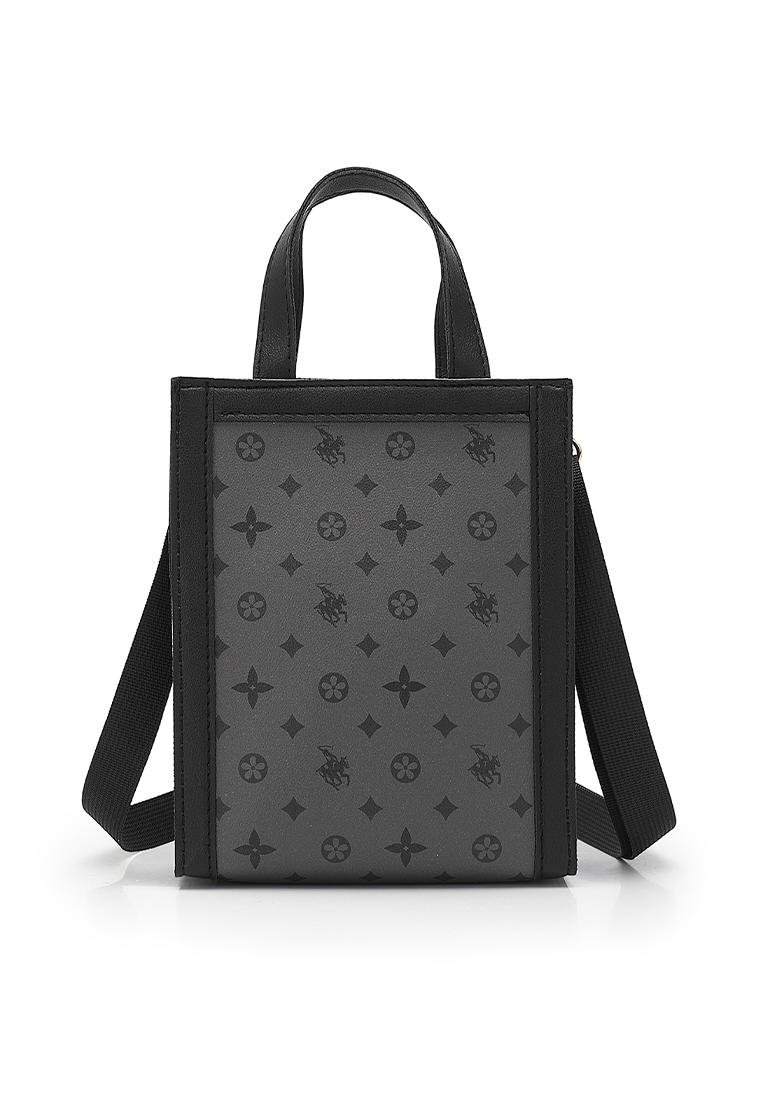 Swiss Polo Women's Monogram Sling Bag / Crossbody Bag (斜背包) - 黑色