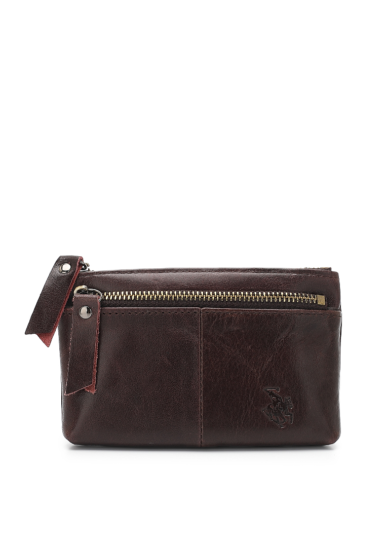 Swiss Polo Genuine Leather RFID Wallet / Card Holder (皮革皮夾 / 名片夾) - 褐色