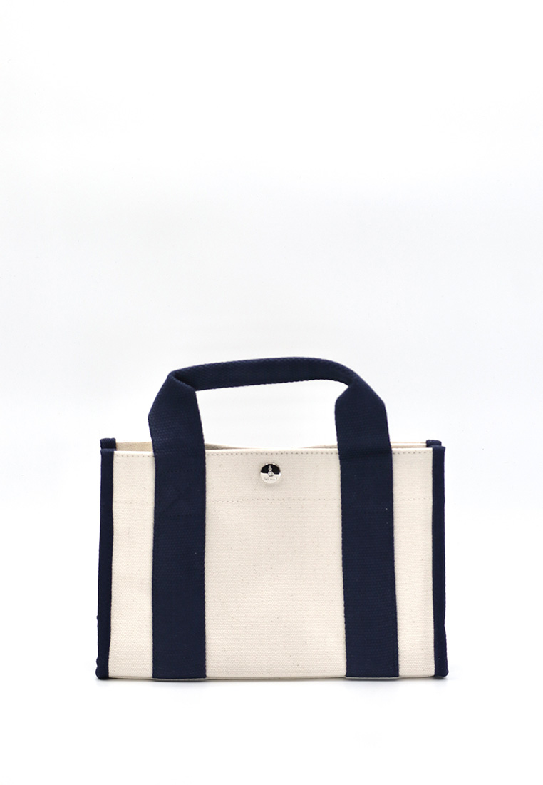 The Ally Mini Luna Bag 帆布兩用斜背手提袋 - 藍色