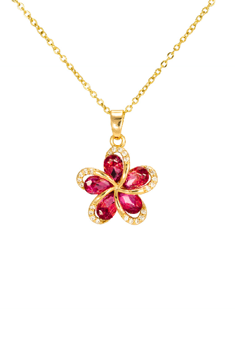 The Antecedent Store Red Blossom Necklace