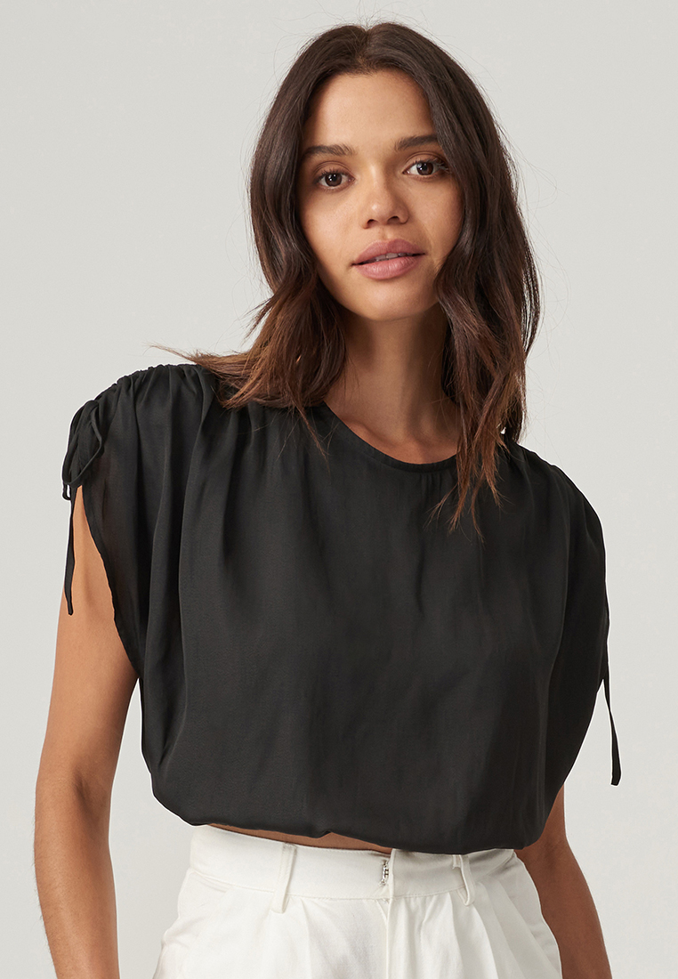 The Fated Liam Crop Blouse