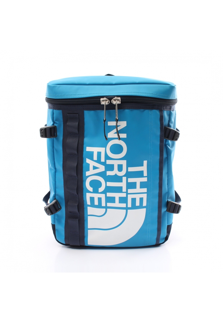 二奢 Pre-loved The North Face BC fuse box Backpack rucksack Coated canvas blue