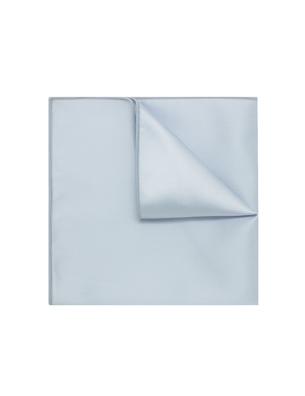 The Shirt Bar Solid Light Grey Pocket Square PSQ18.NOS