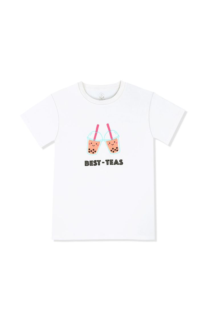The Wee Bean 純有機棉女人T恤 - 珍珠奶茶