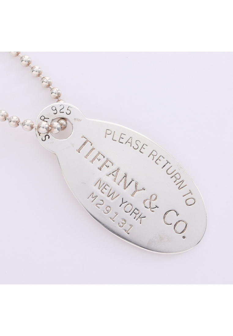 二奢 Pre-loved Tiffany & Co return to tiffany oval tag necklace SV925 Silver