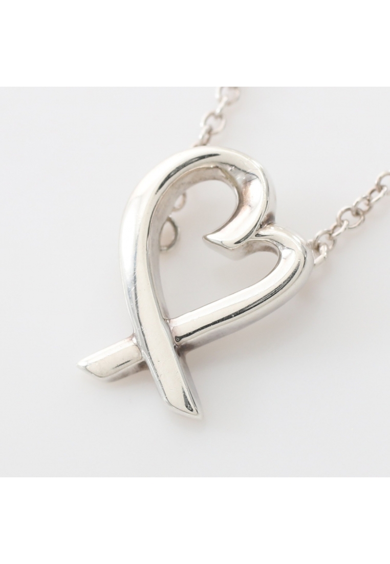 二奢 Pre-loved Tiffany & Co loving heart paloma picasso necklace SV925 Silver