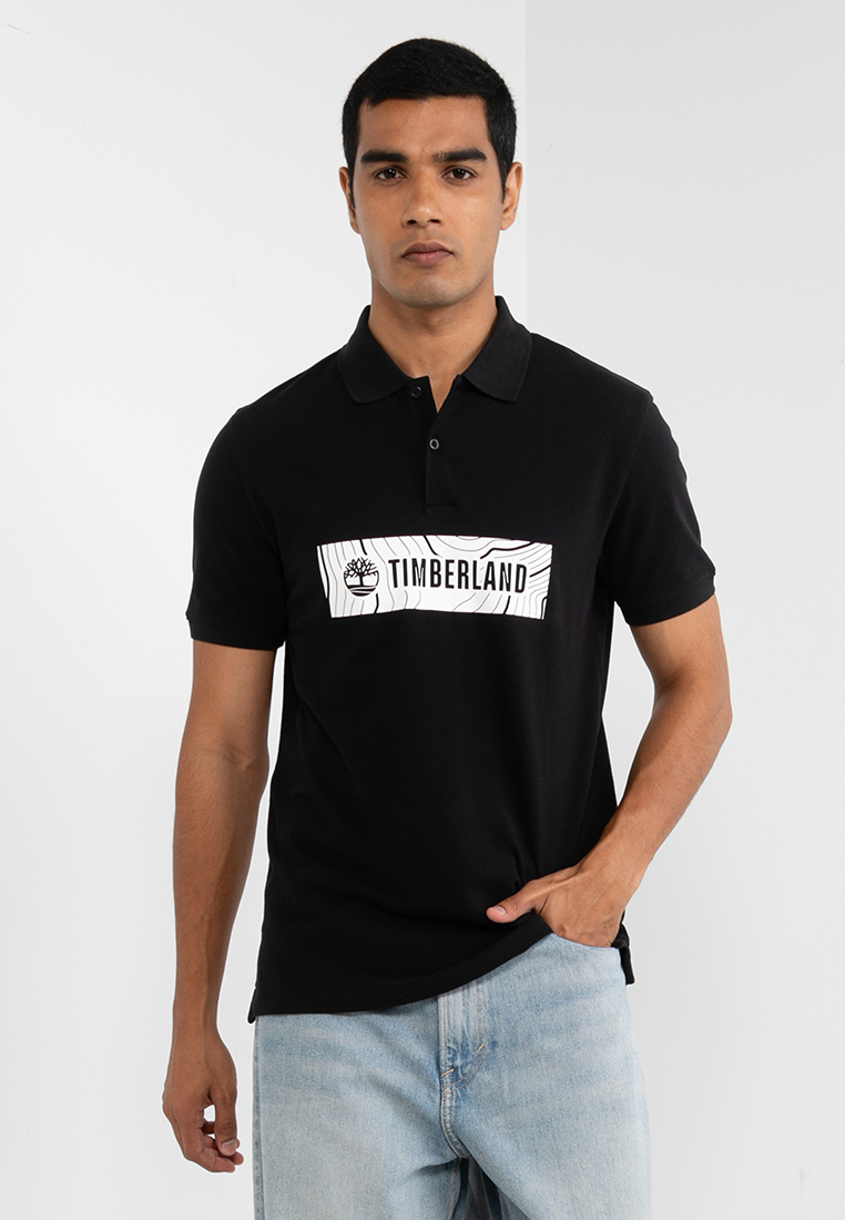 Timberland TFO Short Sleeve Linear Logo Polo Shirt