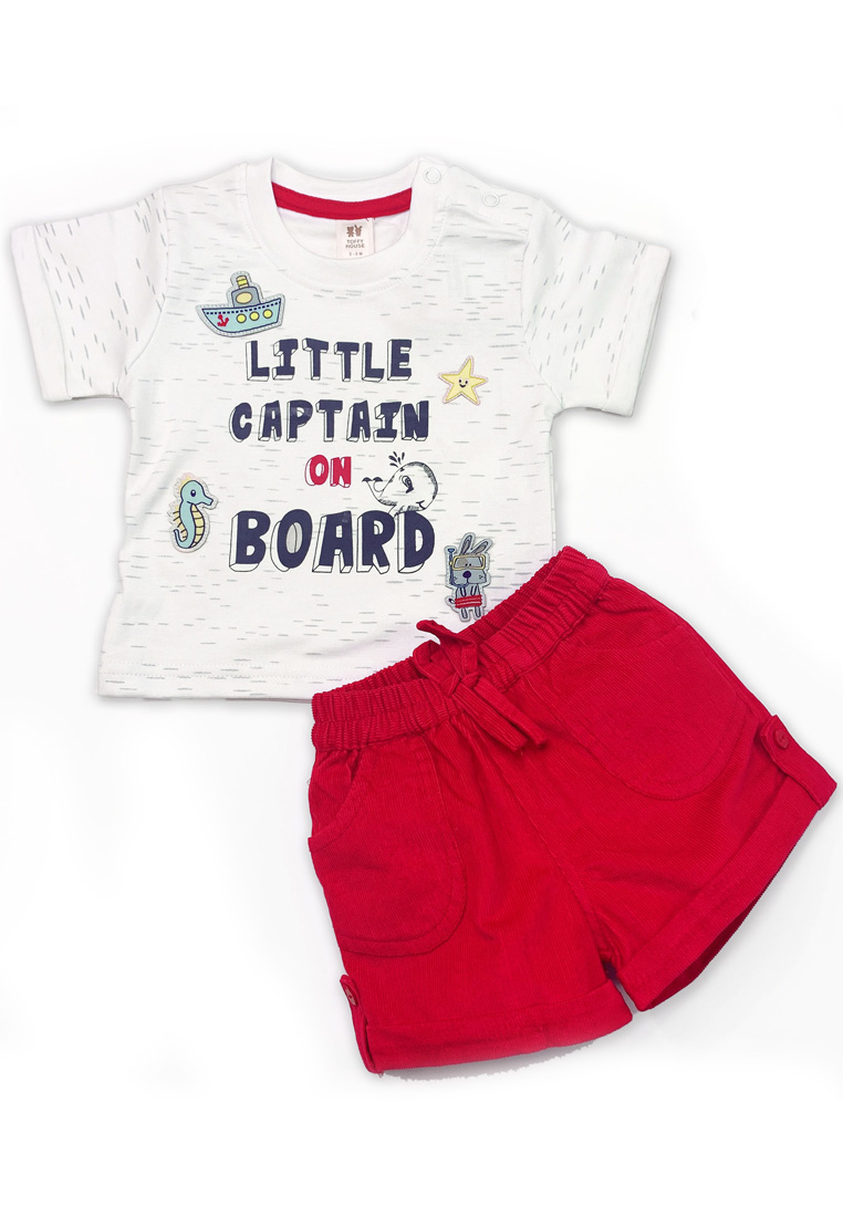 Toffyhouse little captain shorts & t-shirt set