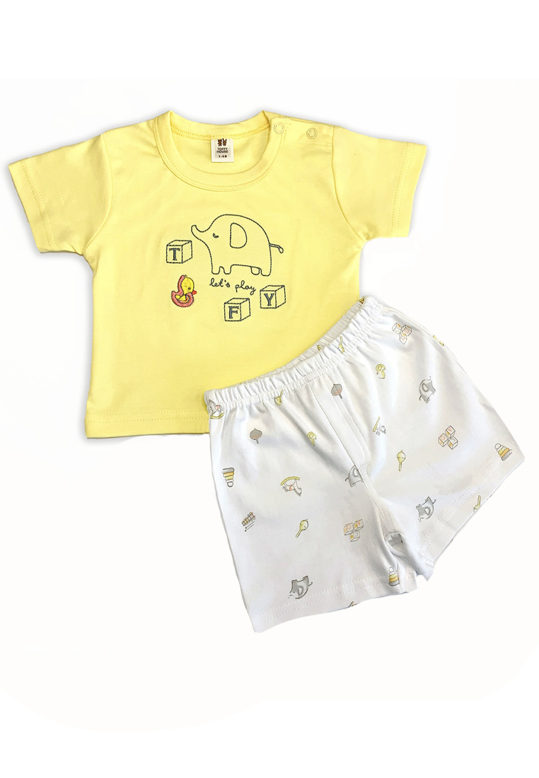 Toffyhouse E is for Elephant Playtime T-shirt & Shorts Set