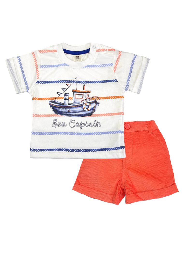 Toffyhouse sea captain shorts & t-shirt Set