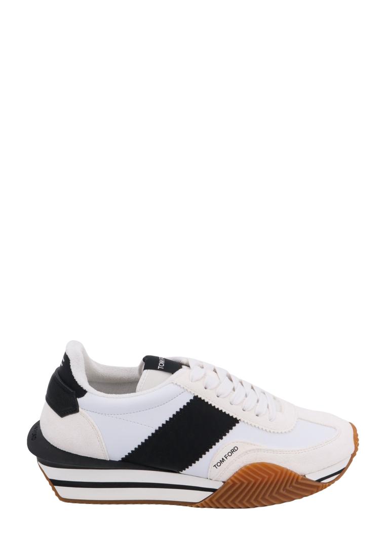 Tom Ford Leather and suede sneakers - TOM FORD - White