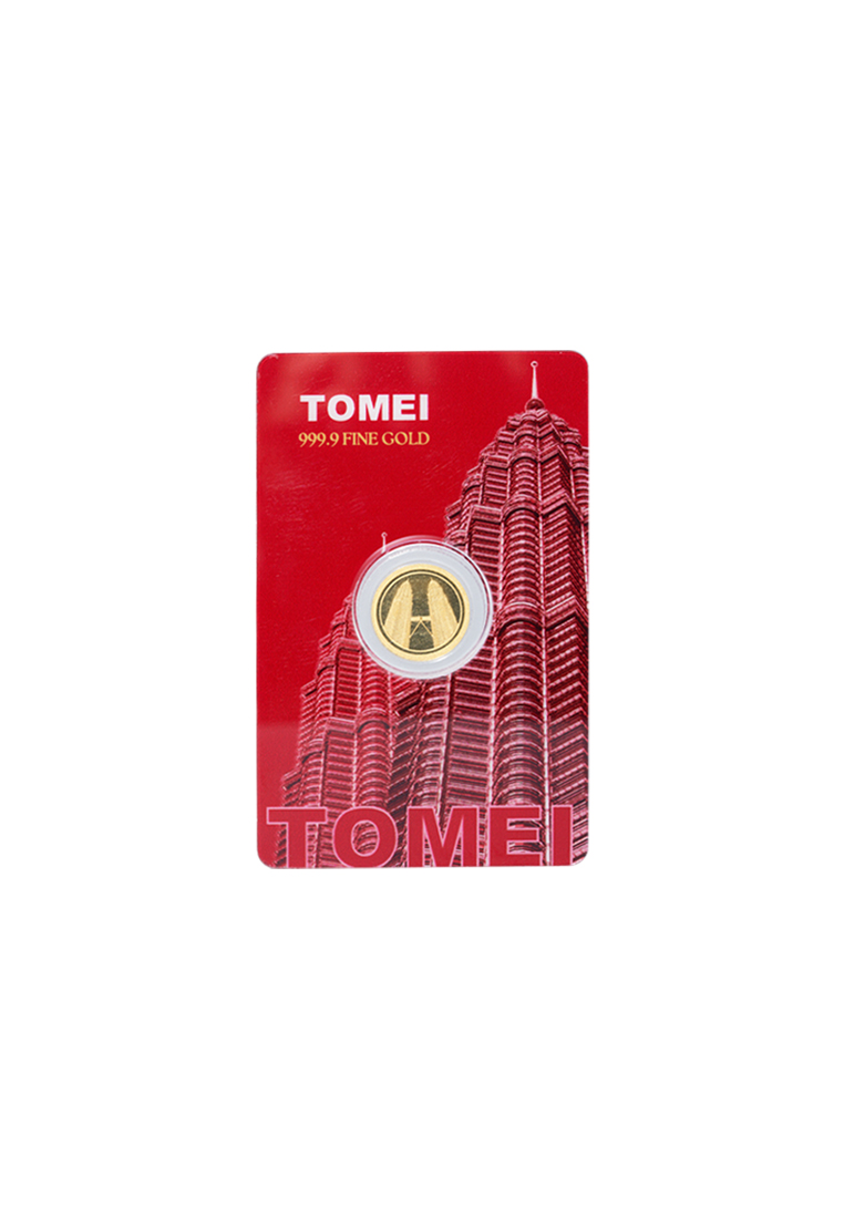 TOMEI [Tomei Exclusive] KLCC Twin Towers Wafer | 2 Grams | Fine Gold 9999
