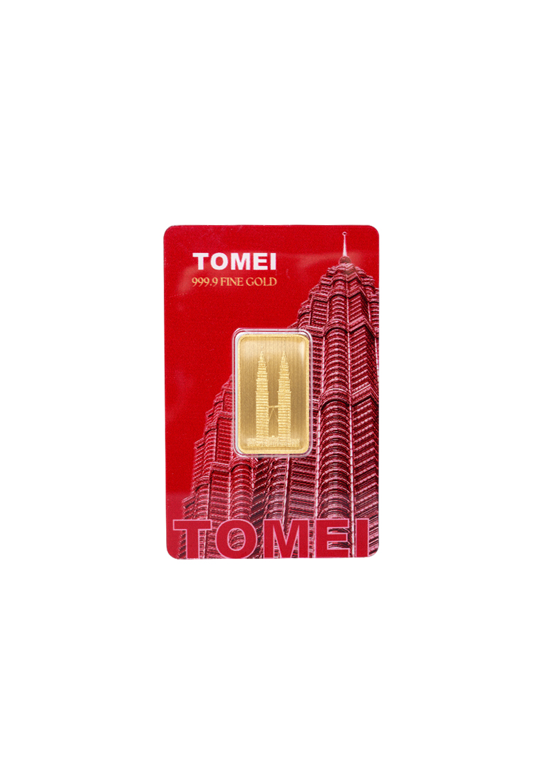 TOMEI [Tomei Exclusive] KLCC Twin Towers Wafer | 10 Grams | Fine Gold 9999