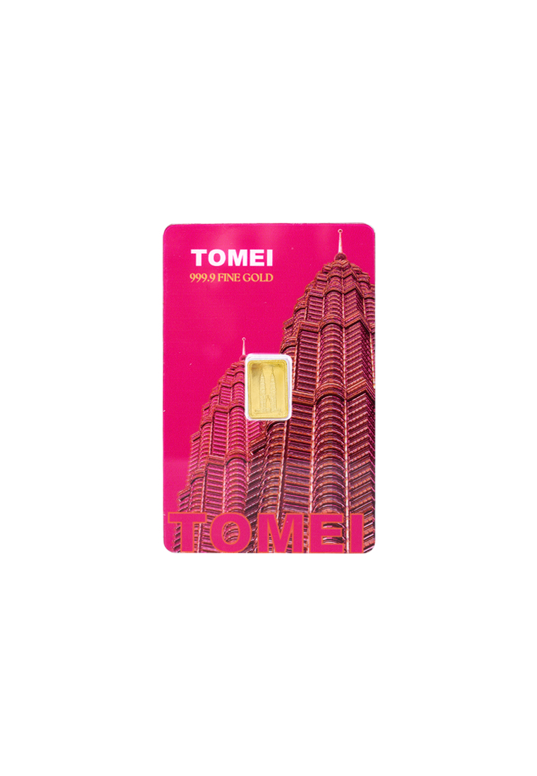TOMEI [Tomei Exclusive] KLCC Twin Towers Wafer | 1 Gram | Fine Gold 9999