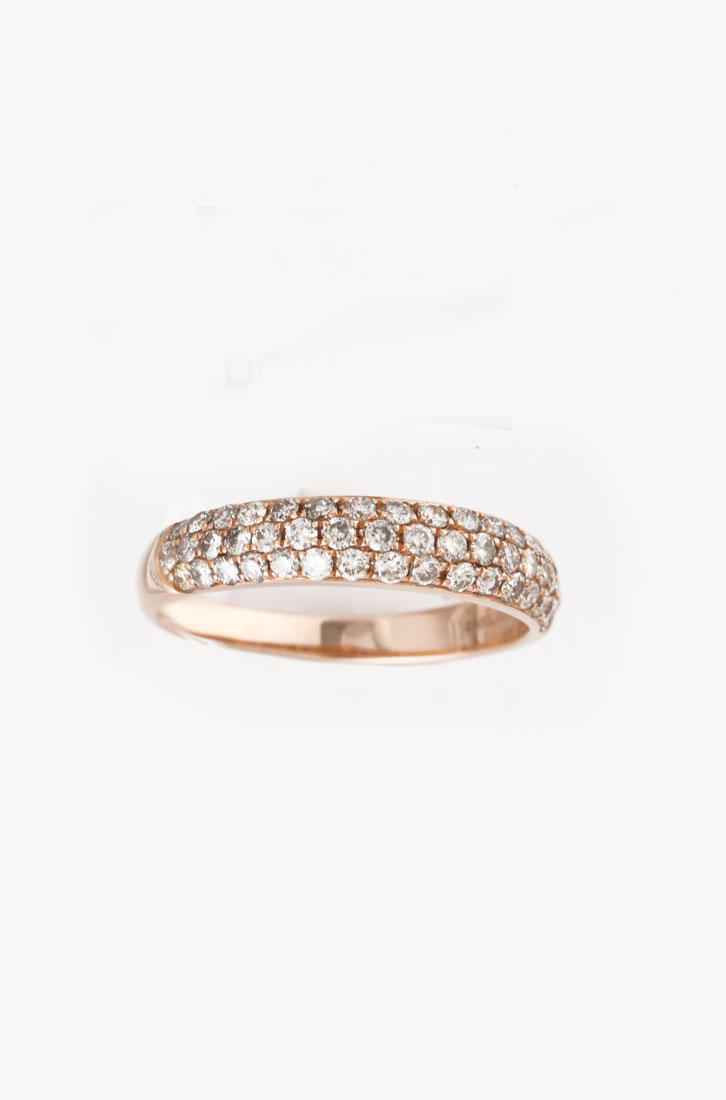 TOMEI Ring, Diamond Rose Gold 750 (R2539-15)