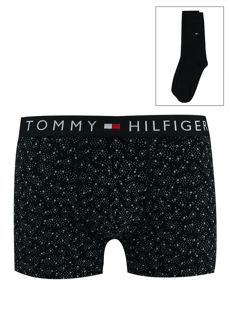 Tommy Hilfiger Trunk Print & Logo Socks