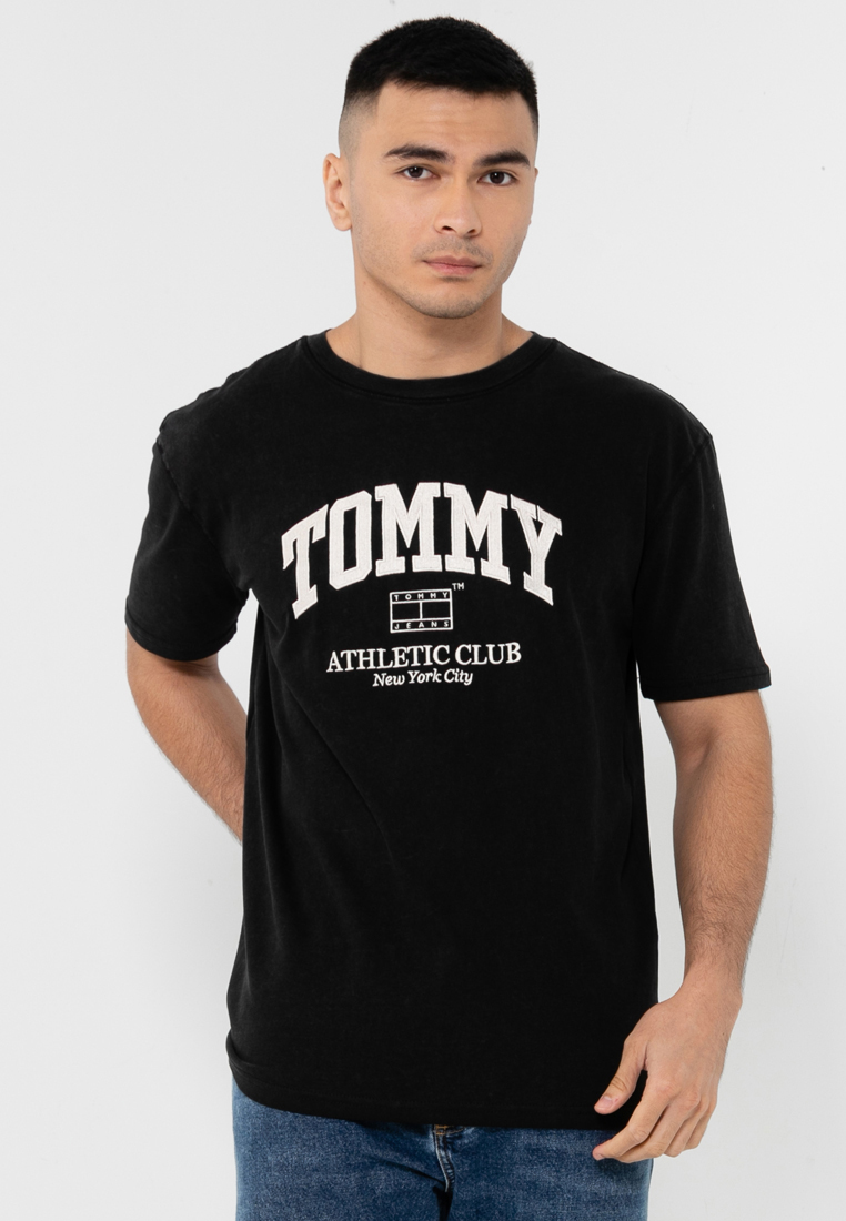 Tommy Hilfiger Regular Athletic Club T恤 - Tommy Jeans