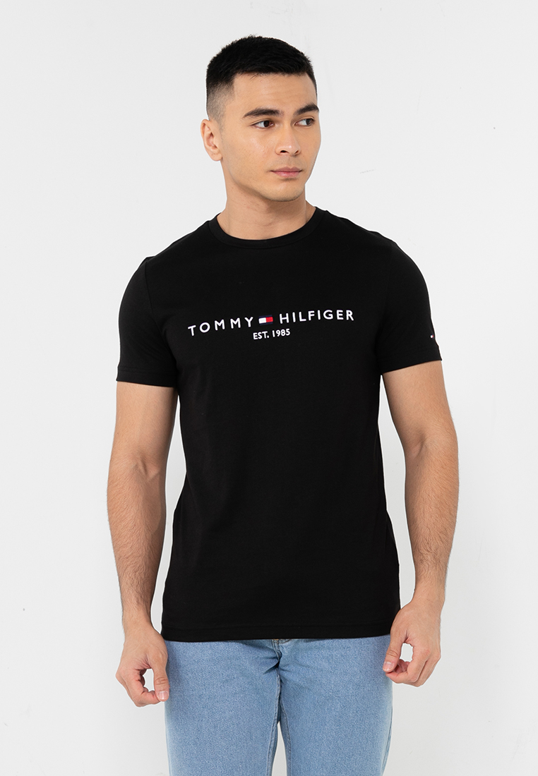 有機棉商標T恤 - Tommy Hilfiger