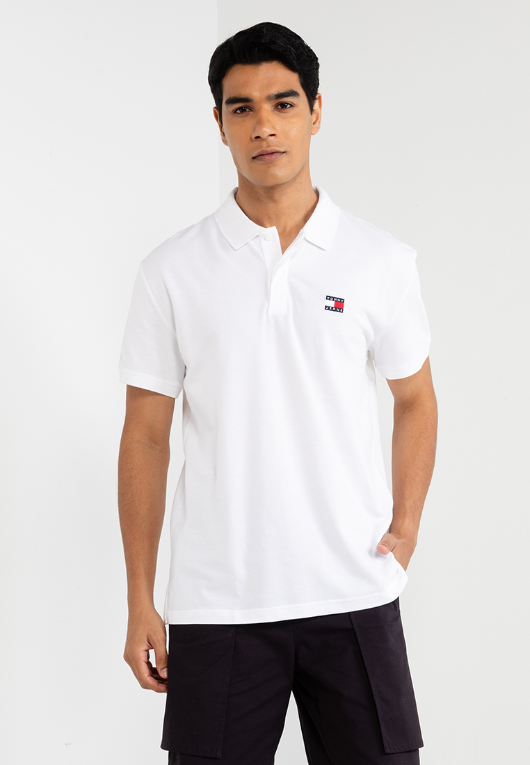 Tommy Hilfiger 常規徽章 POLO 衫 - Tommy Jeans