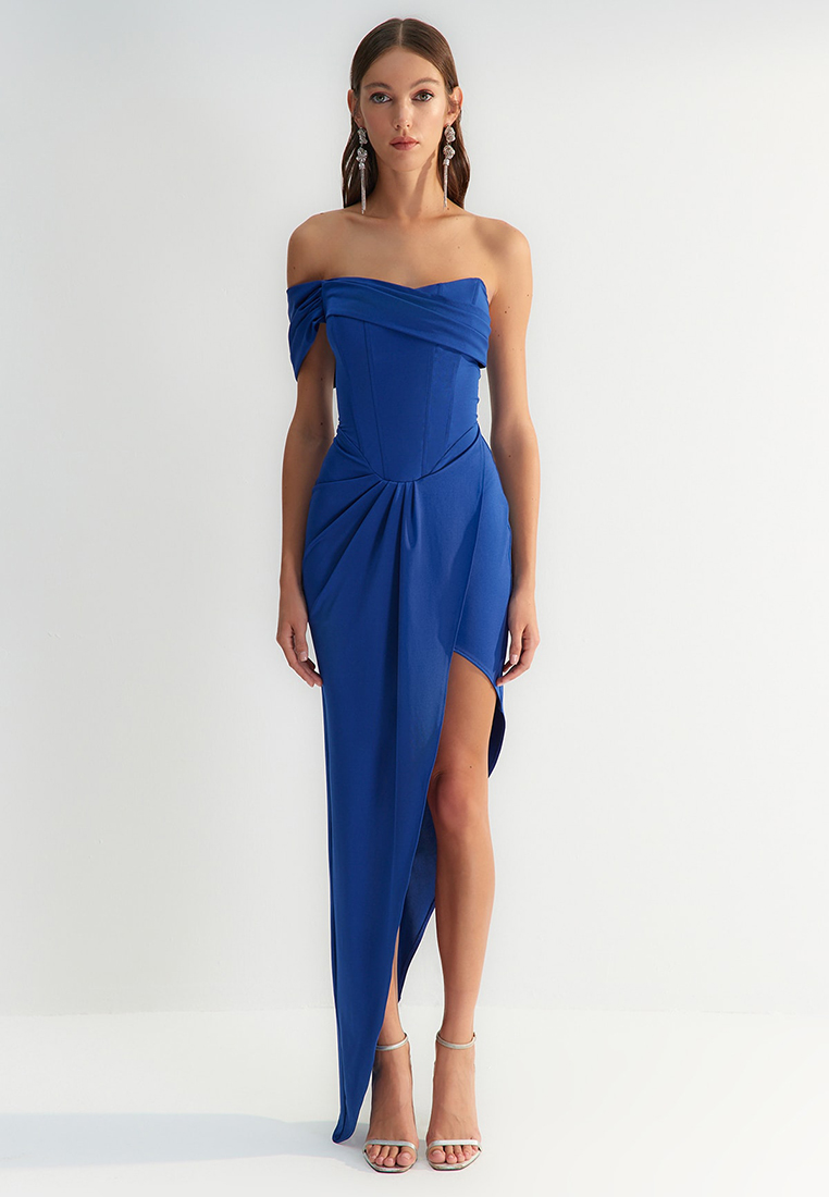 Trendyol Asymmetrical Slit Maxi Dress