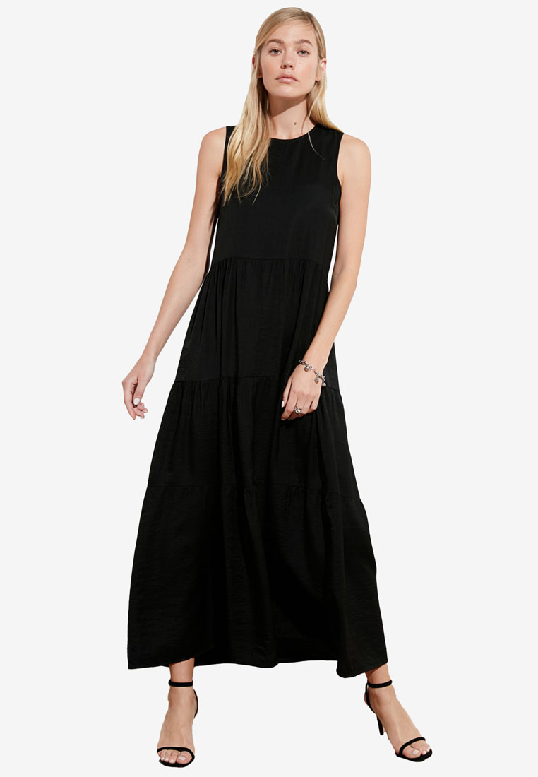 Trendyol Sleeveless A-Line Tier Dress