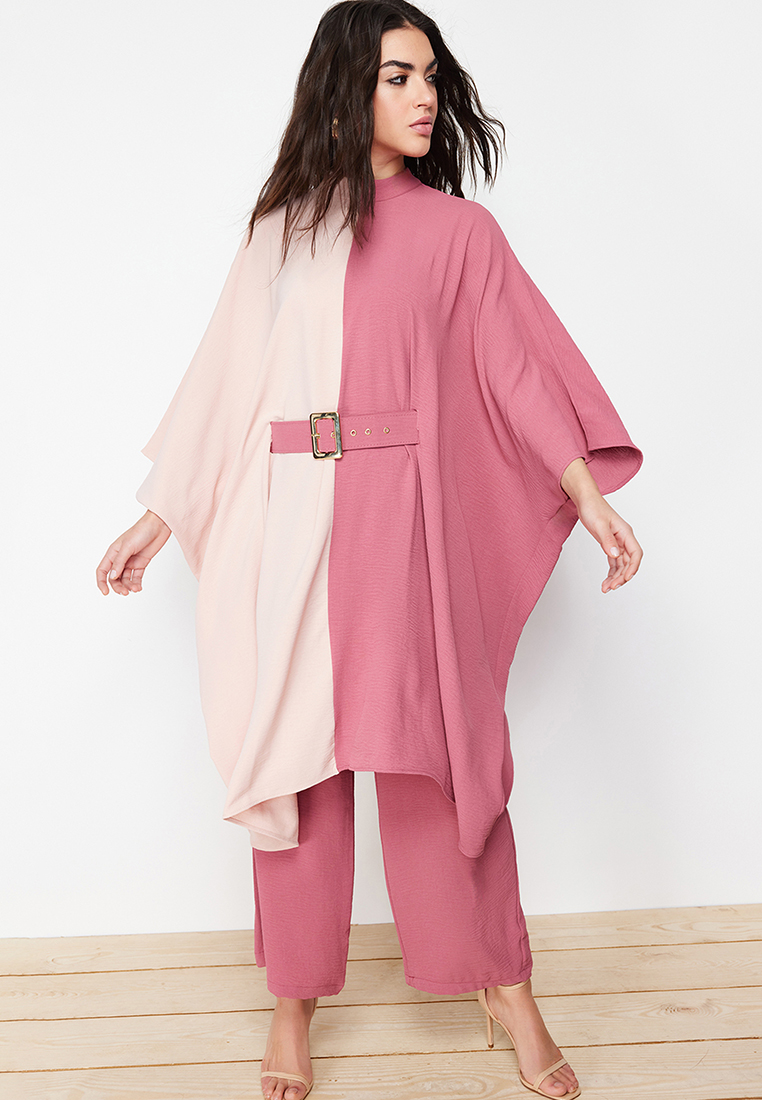 Trendyol Modest Wide Sleeve Tunic and Pants Suit