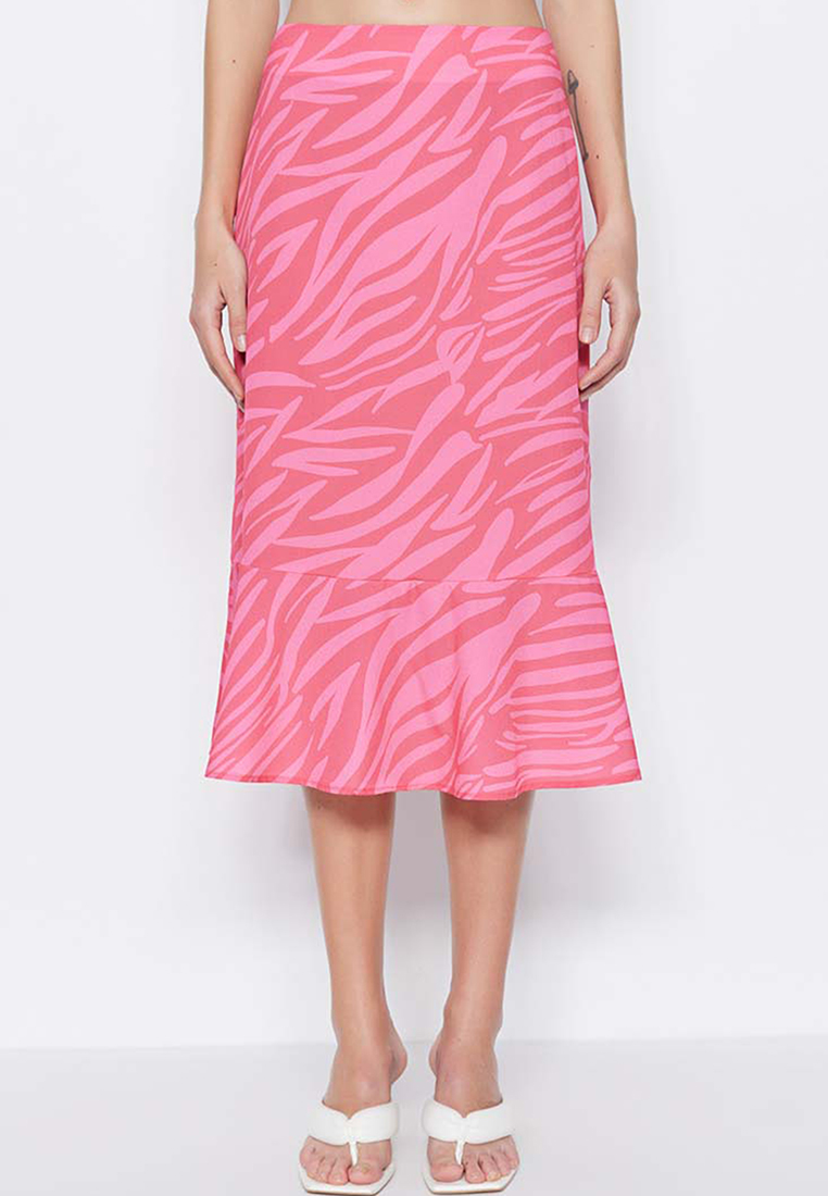 Trendyol Zebra Printed Skirt