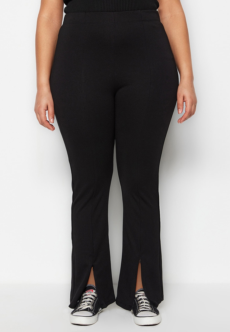 Trendyol Skinny Knitted High Waist Trousers With Zipper