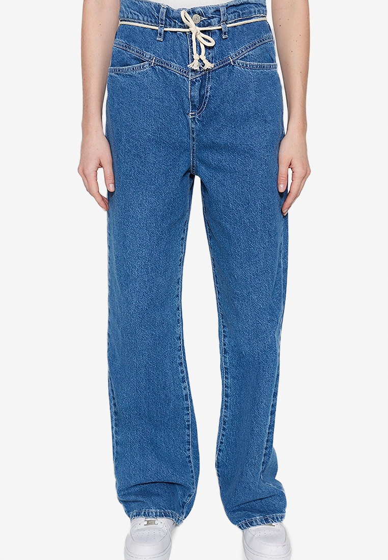 Trendyol Drawstring Denim Jeans