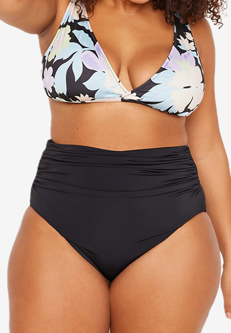 Trendyol Black Plus Size Bikini Bottom