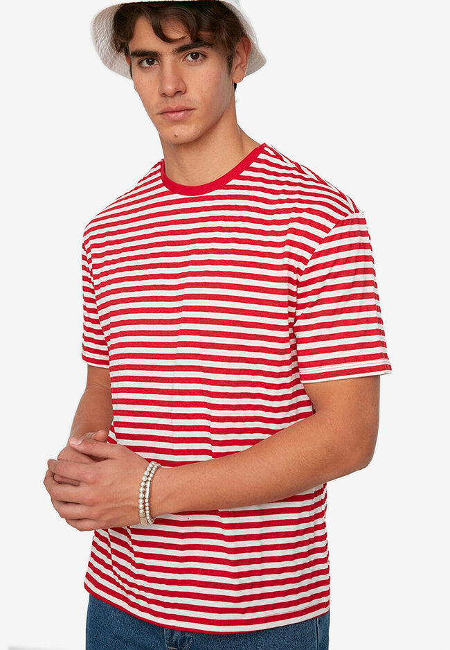Trendyol Stripe Oversize T-Shirt