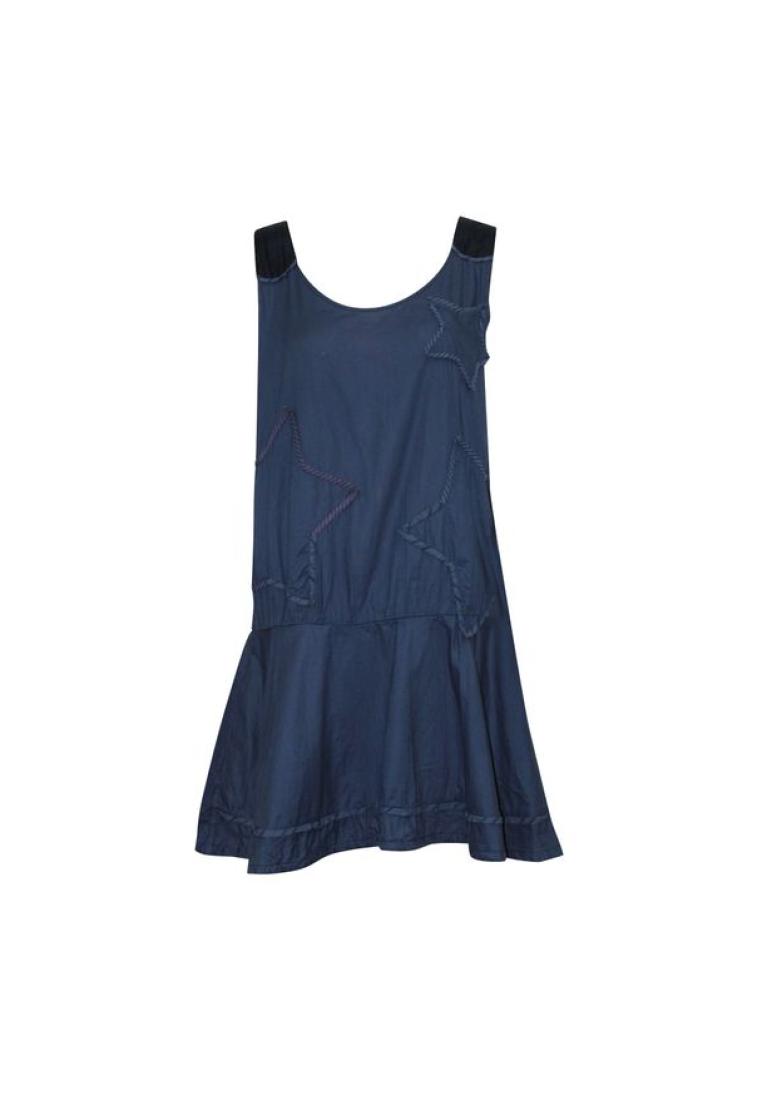 Tsumori Chisato 寬鬆的深藍色連衣裙