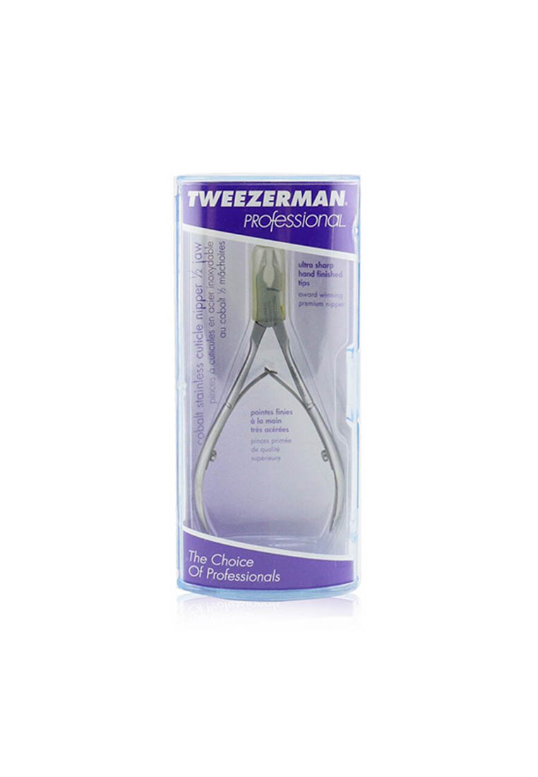 Tweezerman TWEEZERMAN - 專業鈷不銹鋼甘皮剪 Professional Cobalt Stainless Cuticle Nipper - 1/2 顎