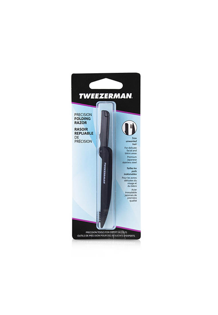 Tweezerman TWEEZERMAN - 可折疊剃眉刀 - Black