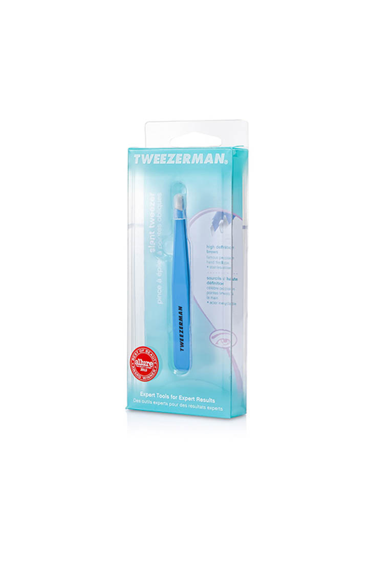 Tweezerman TWEEZERMAN - 斜口眉夾 Slant Tweezer -寶石藍色