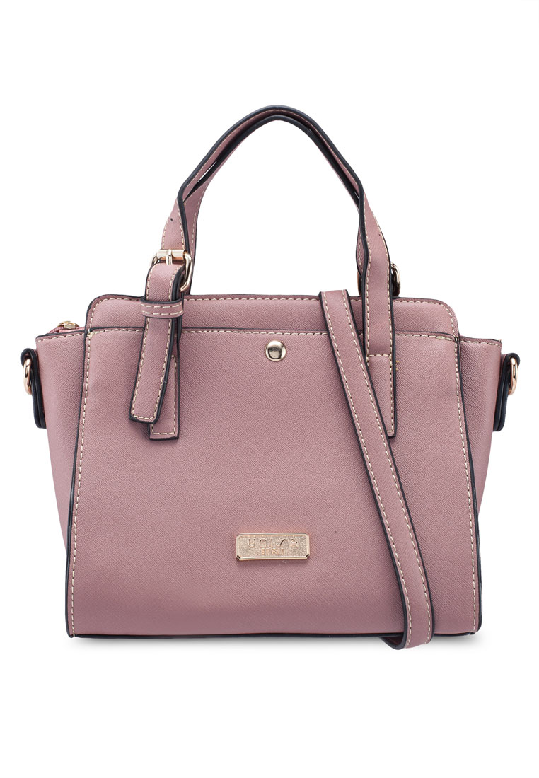 Unisa Saffiano Convertible Satchel