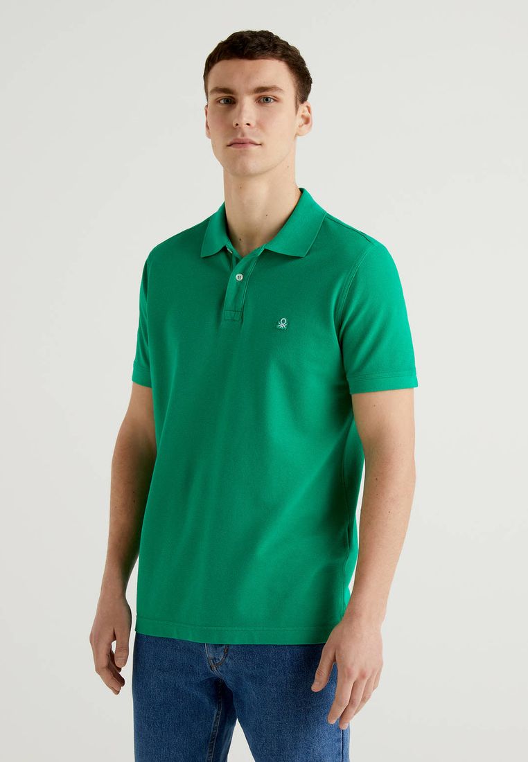 United Colors of Benetton Regular fit基本款素色POLO衫