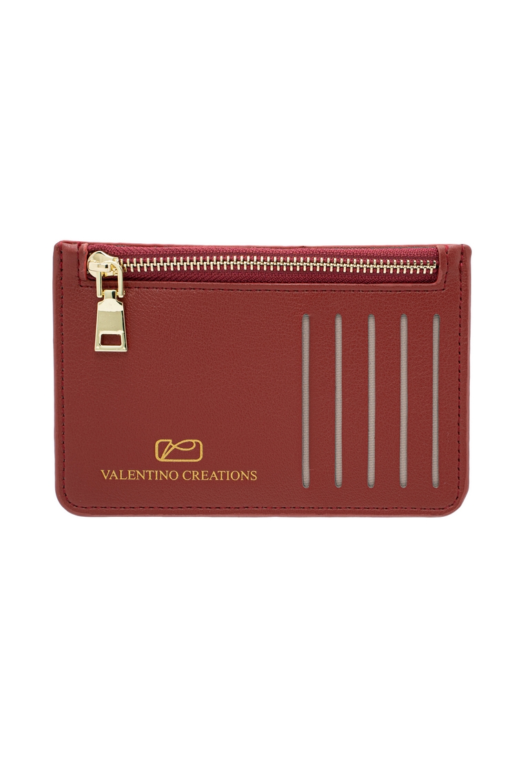 Valentino Creations Kesley Card Holder with Multi Card Slot & Coins Compartment